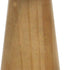 9" Brown And White Wood Hand Painted Mushroom Tabletop Sculpture