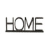11" Black Metal Home Tabletop Sign
