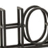 11" Black Metal Home Tabletop Sign
