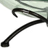 13" Clear And Black Glass And Metal Round Decorative Bowl With Stand