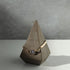 4" Natural Solid Wood Pyramid Decorative Sculpture