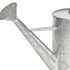 9" Gray Galvanized Metal Decorative Watering Can
