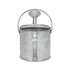 7" Gray Galvanized Metal Decorative Watering Can