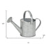 7" Gray Galvanized Metal Decorative Watering Can