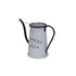 10" Black And Gray Galvanized Metal Flowers And Garden Decorative Watering Can