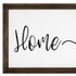 24" X 9" White And Black "Bless", "Stay A While", "Home Sweet Home" Wood Wall Decor