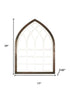 24" X 17" Brown And White Wood Wall Decor