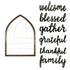 24" X 17" Brown And White Wood Wall Decor