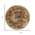 18" X 18" Black And Brown Wood Hanging Wall Decor