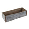 Gray Wood 151 Ounce Rectangular Distressed Planter Box