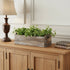 Brown Wood 200 Ounce Rectangular Distressed Planter Box