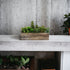 Brown Wood 200 Ounce Rectangular Distressed Planter Box