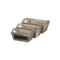Set of Three Brown Wood 300 Ounce Rectangular Distressed Planter Boxes