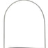 16" Gray Abstract Iron Tabletop Pillar Candle Holder