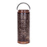 19" Brown Abstract Manufactured Wood Tabletop Pillar Candle Holder