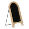 16" Natural Wood Tabletop Easel Chalk Board