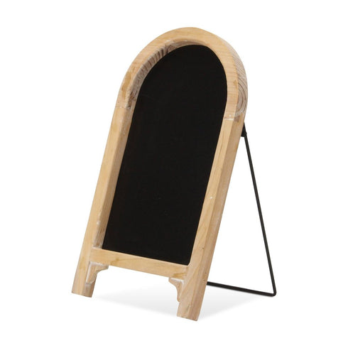 16" Natural Wood Tabletop Easel Chalk Board