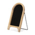 16" Natural Wood Tabletop Easel Chalk Board