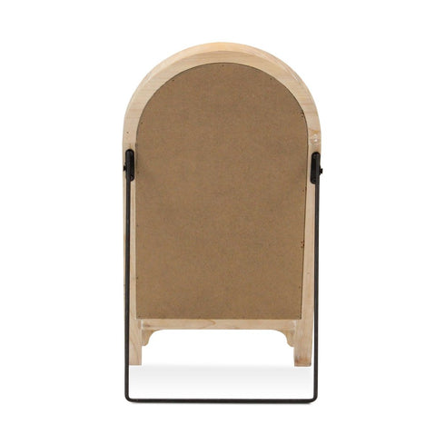 16" Natural Wood Tabletop Easel Chalk Board