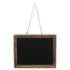 15" X 19" Brown Wood Hanging Chalkboard