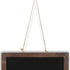 15" X 19" Brown Wood Hanging Chalkboard