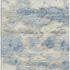 10' X 14' Blue Silver And Gold Abstract Washable Area Rug With UV Protection