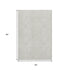 9' X 12' Linen And Ivory Geometric Washable Area Rug With UV Protection