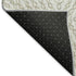 9' X 12' Linen And Ivory Geometric Washable Area Rug With UV Protection
