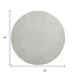 9' X 12' Linen And Ivory Geometric Washable Area Rug With UV Protection