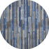 9' X 12' Blue Ivory And Gray Abstract Distressed Washable Area Rug With UV Protection
