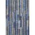 9' X 12' Blue Ivory And Gray Abstract Distressed Washable Area Rug With UV Protection