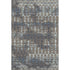 9' X 12' Burnished Brown And Blue Tribal Washable Area Rug With UV Protection