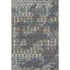 9' X 12' Burnished Brown And Blue Tribal Washable Area Rug With UV Protection