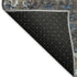 9' X 12' Burnished Brown And Blue Tribal Washable Area Rug With UV Protection
