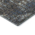 9' X 12' Burnished Brown And Blue Tribal Washable Area Rug With UV Protection