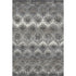 9' X 12' Graphite Ivory And Beige Abstract Distressed Washable Area Rug With UV Protection