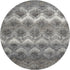 9' X 12' Graphite Ivory And Beige Abstract Distressed Washable Area Rug With UV Protection