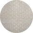 9' X 12' Ivory And Beige Geometric Washable Area Rug With UV Protection