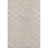 9' X 12' Ivory And Beige Geometric Washable Area Rug With UV Protection
