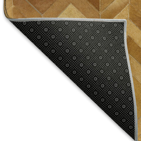 8' X 10' Brown Ivory And Beige Geometric Washable Area Rug With UV Protection