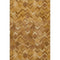 8' X 10' Brown Ivory And Beige Geometric Washable Area Rug With UV Protection
