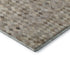 9' X 12' Beige Gray And Ivory Diamond Washable Area Rug With UV Protection