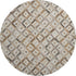 9' X 12' Gray Brown And Ivory Geometric Washable Area Rug With UV Protection