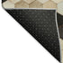 9' X 12' Black Brown And Ivory Geometric Washable Area Rug With UV Protection