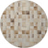 8' X 10' Taupe Ivory And Beige Patchwork Washable Area Rug With UV Protection
