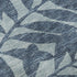 9' X 12' Blue And Ivory Botanical Leaves Washable Area Rug With UV Protection