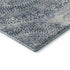 9' X 12' Blue And Ivory Medallion Washable Area Rug With UV Protection