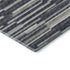 9' X 12' Gray Charcoal And Ivory Abstract Washable Area Rug With UV Protection