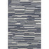 9' X 12' Gray Charcoal And Ivory Abstract Washable Area Rug With UV Protection