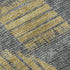 9' X 12' Gold And Gray Geometric Washable Area Rug With UV Protection